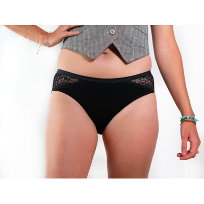 Culotte Menstruelle « Sorène » en Coton Bio (Taille M : 40-42) Slowen
