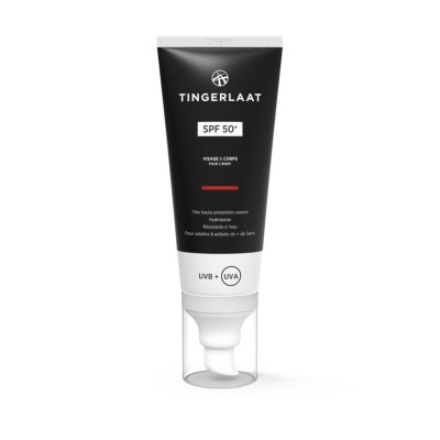 Crème Solaire SPF50+ Visage et Corps 60ml Tingerlaat