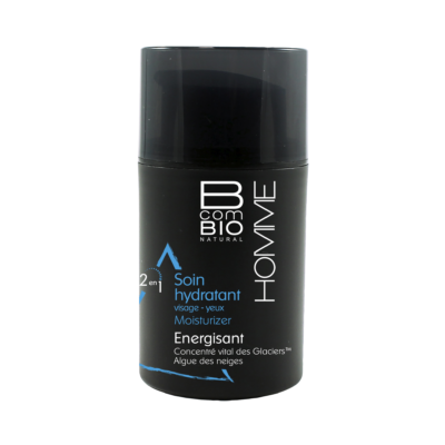 Soin Hydratant Energisant Visage Homme BcomBIO
