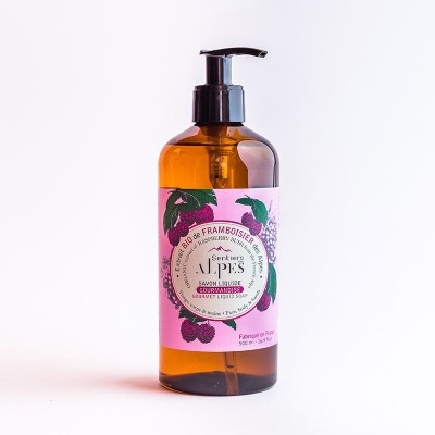 Savon Liquide Framboisier 500ml Sentiers des Alpes