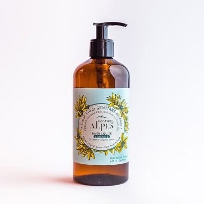Savon Liquide Gentiane 500ml Sentiers des Alpes
