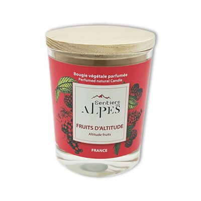 Bougie Parfumée Fruits d'Altitude Sentiers des Alpes