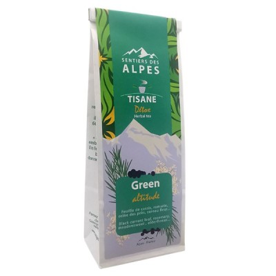Tisane Détox Green Altitude Sentiers des Alpes