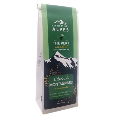 Thé Vert L'Elixir du Montagnard Sentiers des Alpes