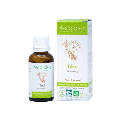 Tilleul Bio Gemmothérapie sans alcool 30ml Herbiolys