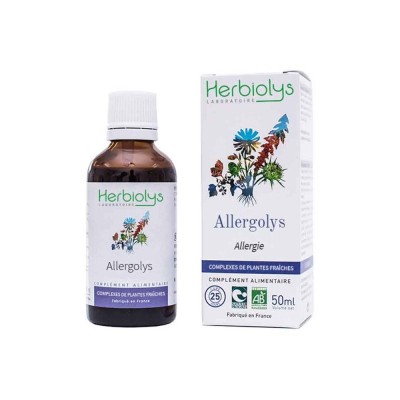 Allergolys Complexe de Plantes Fraiches Bio contre Allergies 50ml Herbiolys