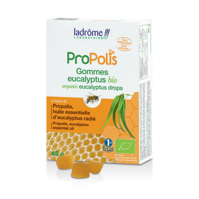 Gommes Propolis et Eucalyptus Bio (45 gr) Ladrôme