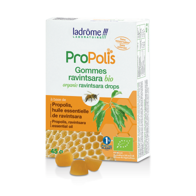 Gommes Propolis et Ravintsara Bio (45gr) Ladrôme