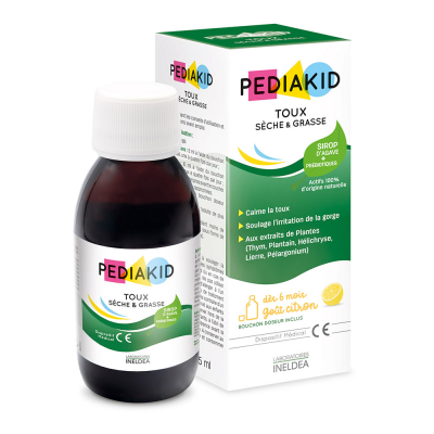 Sirop Toux Sèche et Grasse 125ml Pediakid
