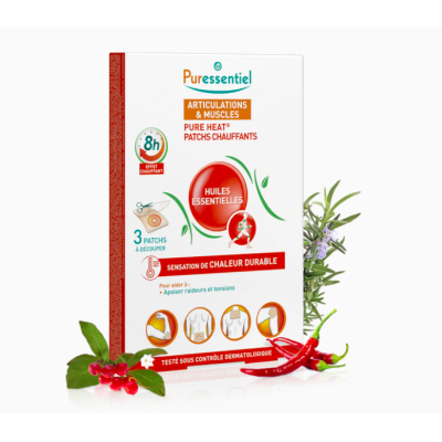 Patchs Chauffants Pure Heat Articulations & Muscles (X3) Puressentiel