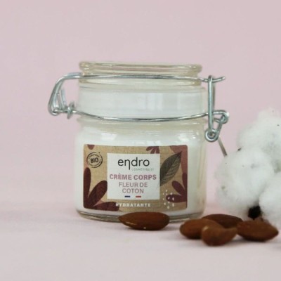 Crème Corps Hydratante Bio Fleur de Coton 100ml Endro Cosmétiques