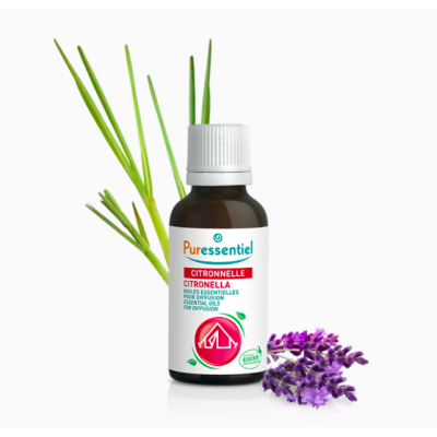 Huile Essentielle de Citronnelle Anti-Moustiques (+3 Huiles Essentielles) Puressentiel