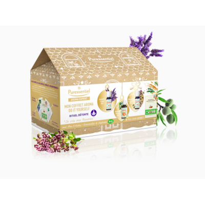 Mon Coffret Cadeau Aroma Do It Yourself Rituel Détente Puressentiel
