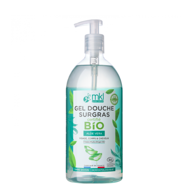 Gel Douche Bio Aloé Vera (Corps & visage) 1L MKL Green Nature