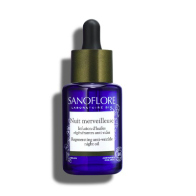 Huile sèche Nuit Merveilleuse Bio Anti-rides Anti-âge Sanoflore