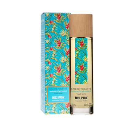 Eau de Toilette Sensualité Mythique Tiaré & Vanille 100ml Hei Poa