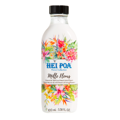 Monoï de Tahiti au Monoï 1000 Fleurs 100ml Hei Poa