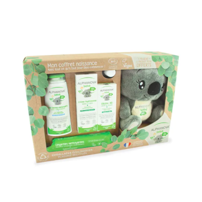 Mon Coffret Naissance Bébé Bio Alphanova Bébé