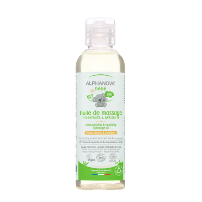 Huile de Massage Bébé Bio 100ml Alphanova