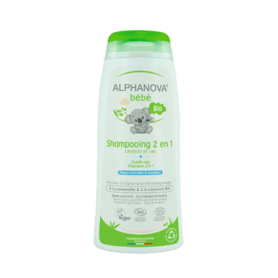 Shampoing Bébé Bio 2en1 200ml Alphanova