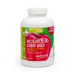 Acérola 1000 Tonifiant Bio (100 cpr) Nat&Form