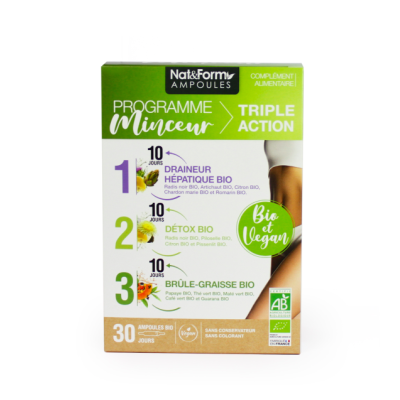 Ampoules Programme Minceur (x30) Nat&Form