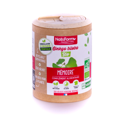 Ginkgo Biloba Bio (90Gel) Nat&Form