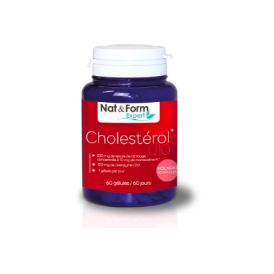 Cholestérol + Q10 (60Gel) Nat&Form