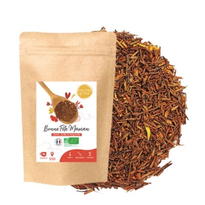 "Bonne Fête Maman" Thé Rooibos Jasmin (Vanille & Bergamote) Colors of Tea