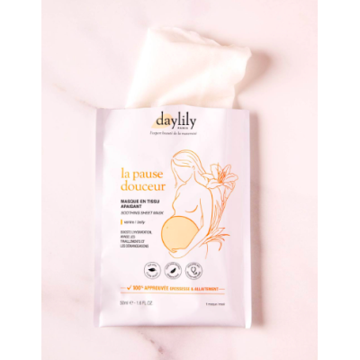 La Pause Douceur Masque en tissu Apaisant pour le Ventre des Femmes Daylily
