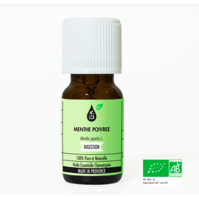 Huile Essentielle Bio Menthe poivrée LCA Aroma