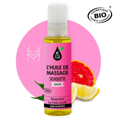 Huile de Massage Silhouette Bio 100ml LCA Aroma