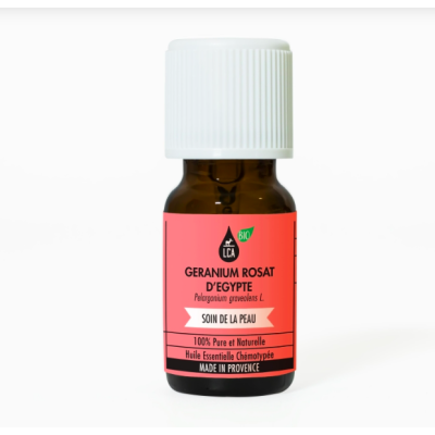 Huile Essentielle Bio Géranium Rosat 10ml LCA Aroma