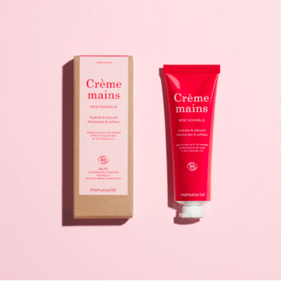 Crème Mains Bio Rose Nouvelle 60 ml Manucurist