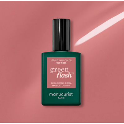 Vernis GREEN FLASH Old Rose (Vieux Rose) Manucurist