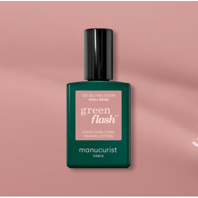 Vernis GREEN FLASH Shell Beige Manucurist