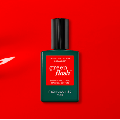Vernis LED Coral Reef - GREEN FLASH Orange 15ml Manucurist