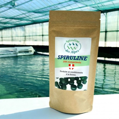 Spiruline en Comprimés (200 cpr) Spiruline des Alpes