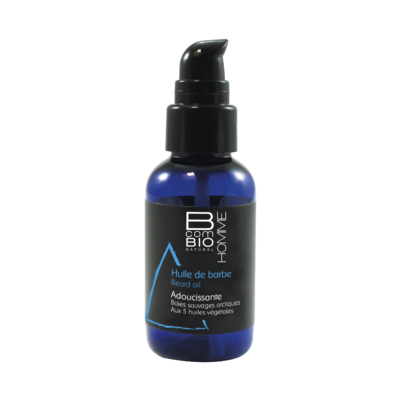 Huile de Barbe Adoucissante Homme Bio 50ml BcomBIO