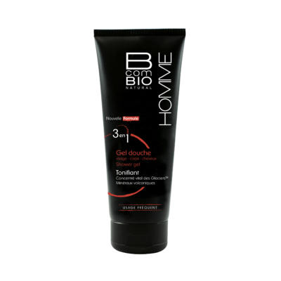 Gel Douche 3en1 Tonifiant Homme Bio 200ml BcomBIO