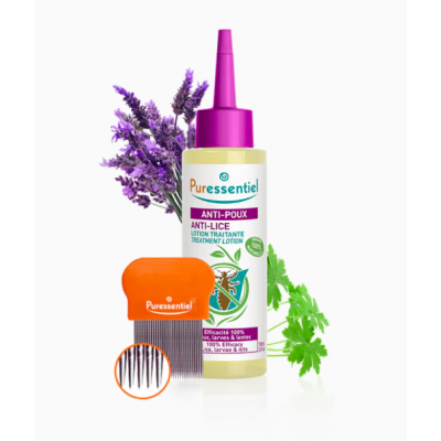 Lotion Traitante Anti-Poux sans peigne 100ml Puressentiel