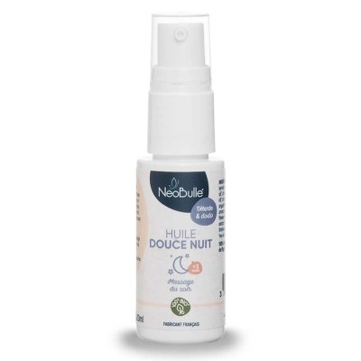 Huile Douce Nuit Bébé Bio (Massage sommeil) 20ml Néobulle