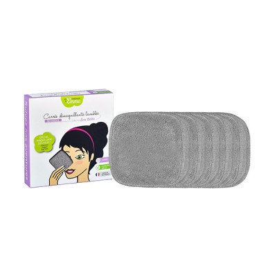 10 Carrés Démaquillants Lavables Eucalyptus Gris Les Tendances d'Emma