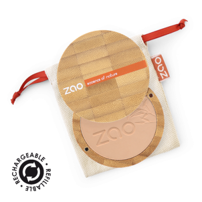 Poudre Compacte Bio Beige Abricot 303 ZAO MakeUp