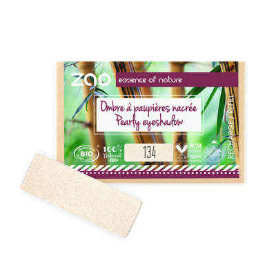 Recharge Ombre à Paupières Bio Nacrée Perle Dorée 134 ZAO MakeUp