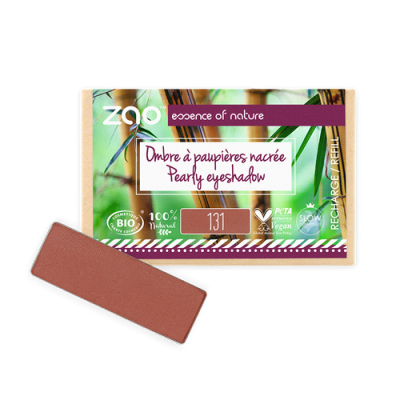 Recharge Ombre à Paupières Bio Nacrée Terre de Sienne 131 ZAO MakeUp