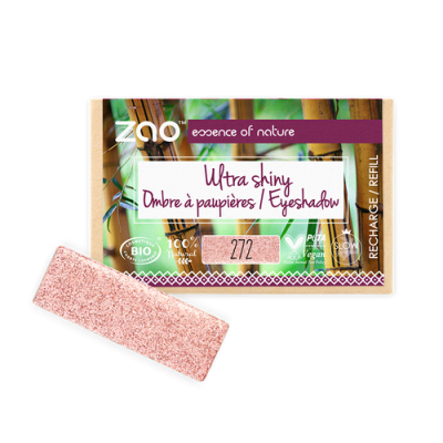 Recharge Ombre à Paupières Ultra Shiny Rose Féérique 272 ZAO MakeUp