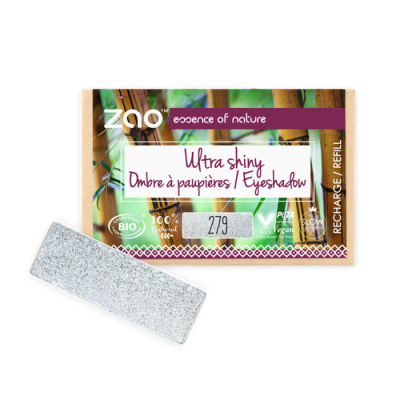 Recharge Ombre à Paupières Bio Ultra Shiny Diamant Gris 279 ZAO Make Up