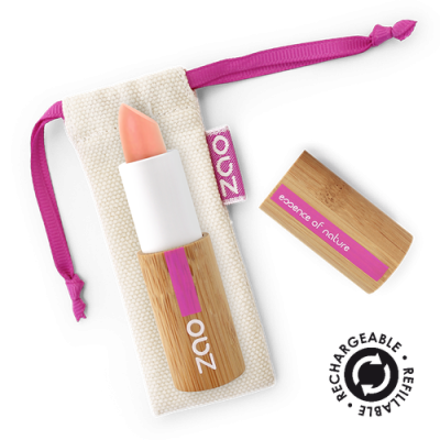 Rouge à Lèvres Cocoon Nude Pêche 415 certifié Bio et Vegan ZAO MakeUp