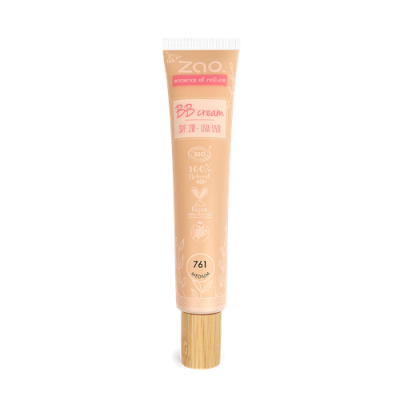 BB Cream SPF20 Médium 761 certifiée Bio et Vegan ZAO MakeUp